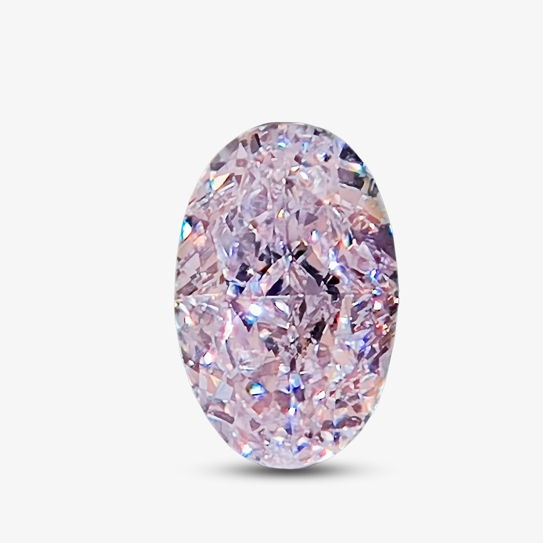 0.32 carat Oval Light Pink Natural Diamond | GIA Certified
