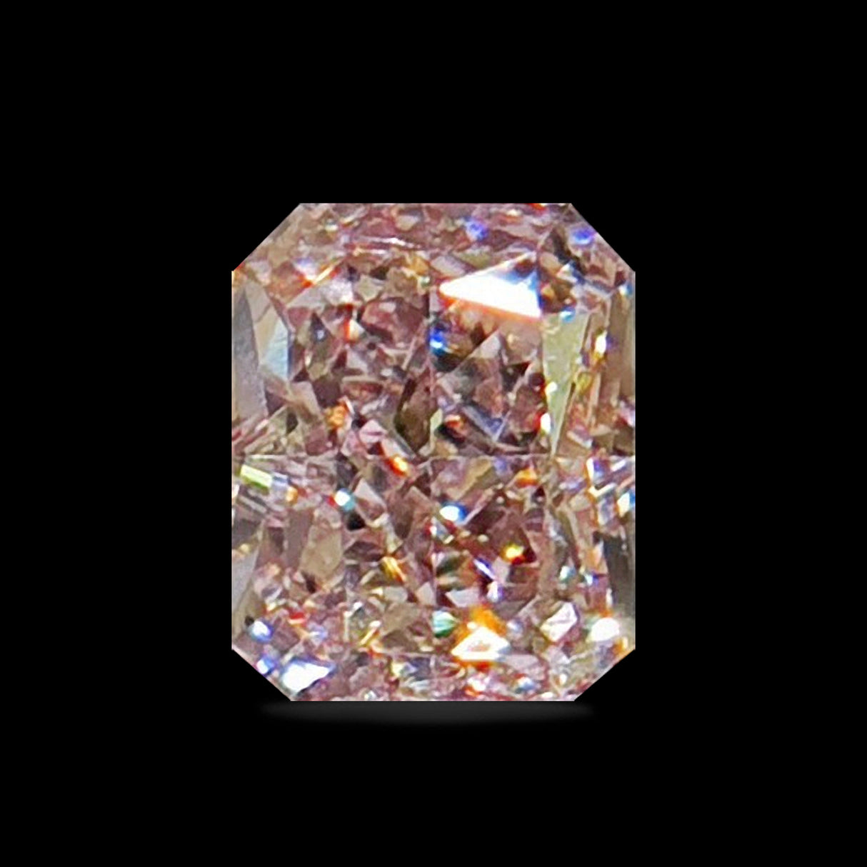 0.36 carats Rectangular Cut Fancy Pink Natural Diamond | GIA Certified