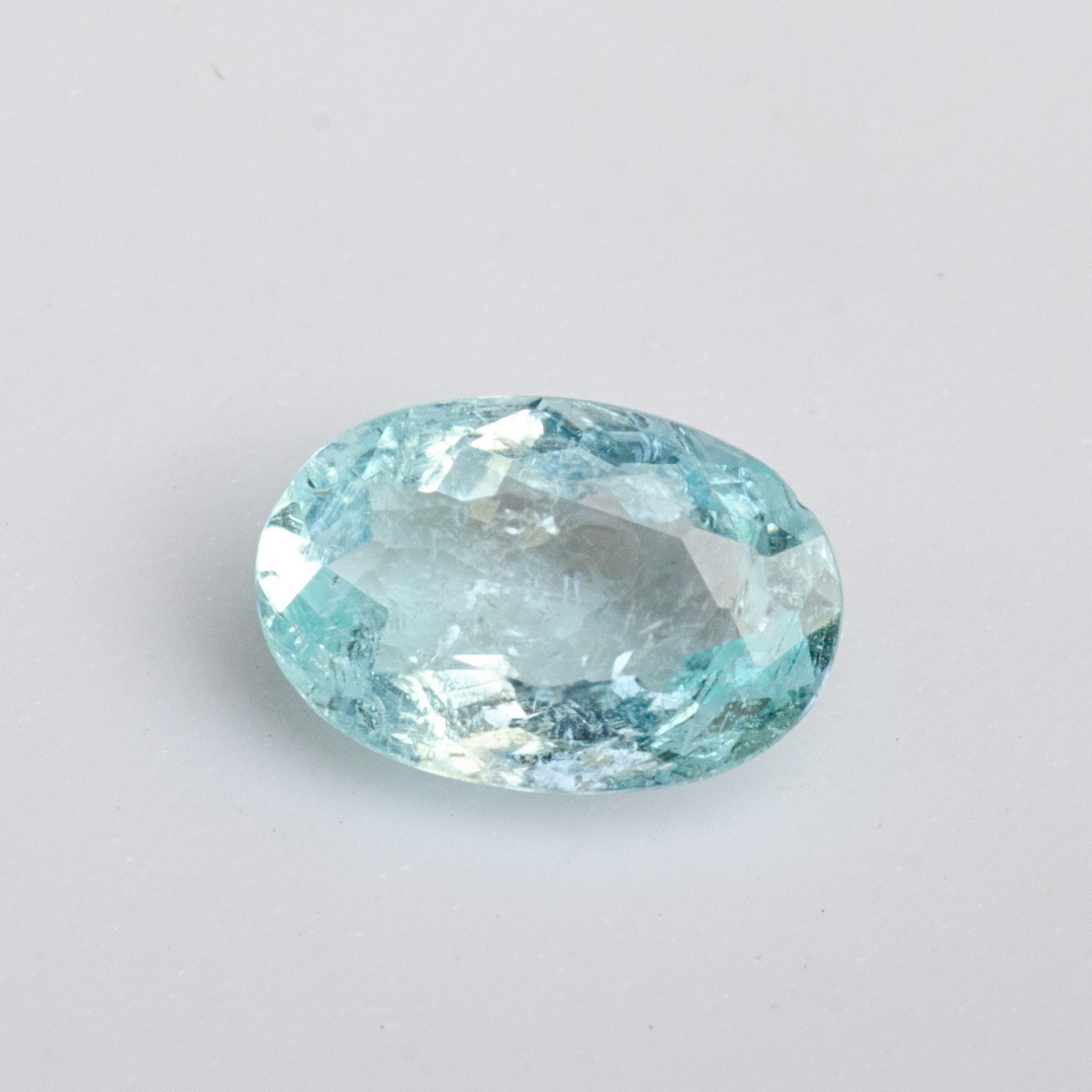 0.41ct oval Paraiba Tourmaline 6mm x 4mm Brazil | SARATTI