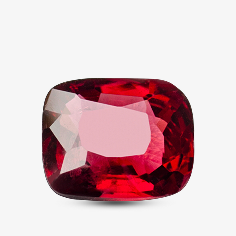 0.82 carats Red Cushion Shape Natural Spinel Gemstone _ Saratti