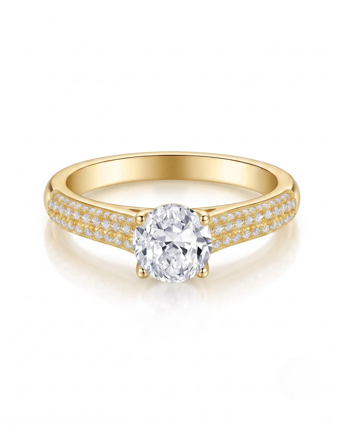 Ember • Moissanite Halo Engagement Ring