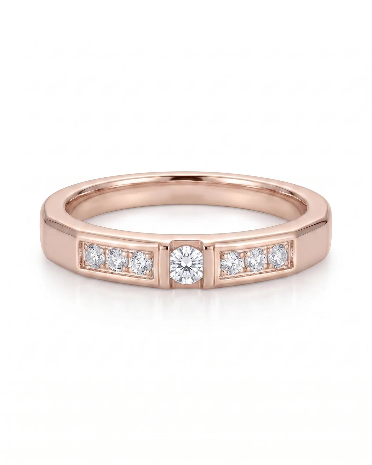 Gilded Glamour Wedding Ring Set | His & Hers