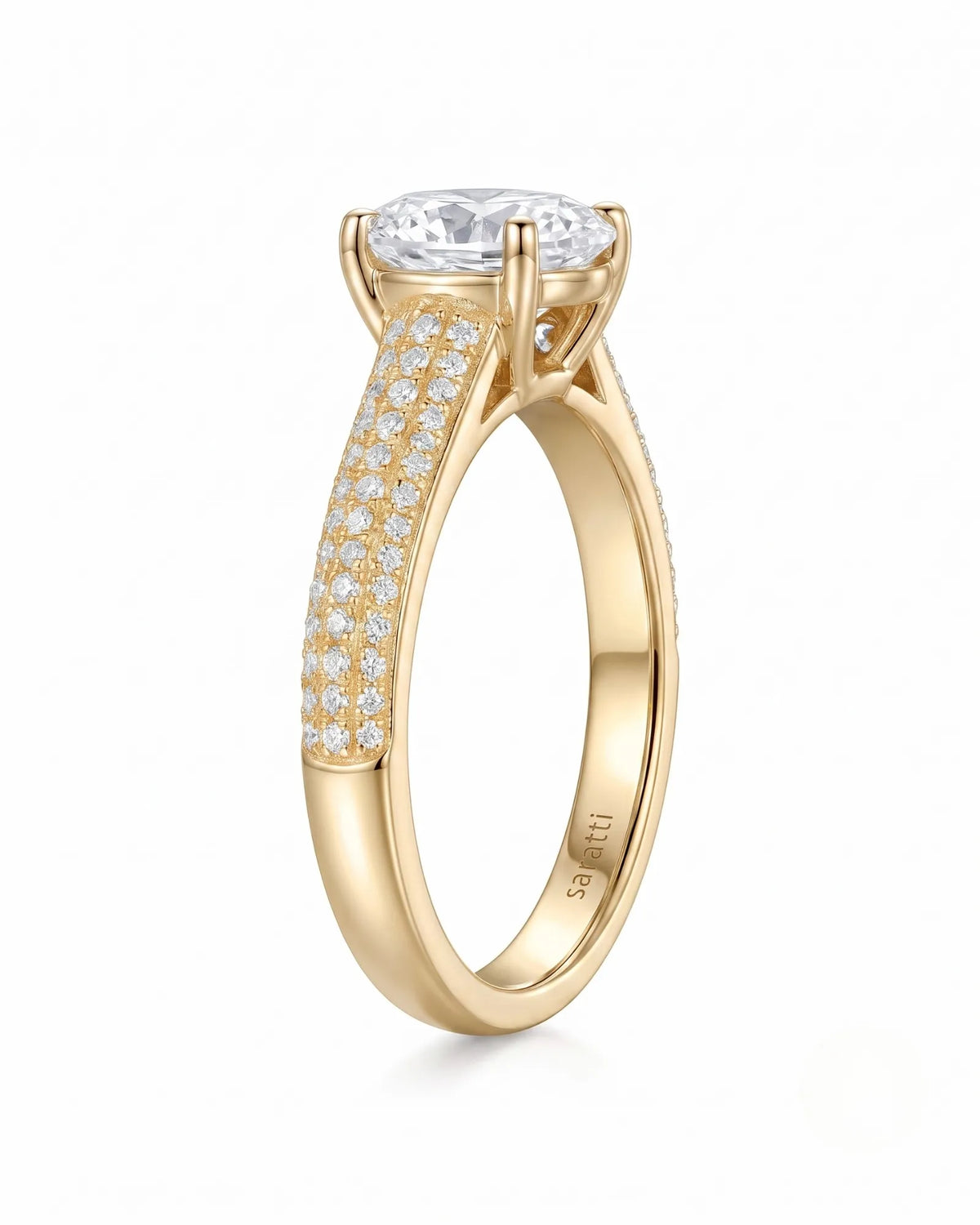 Ember • Moissanite Halo Engagement Ring
