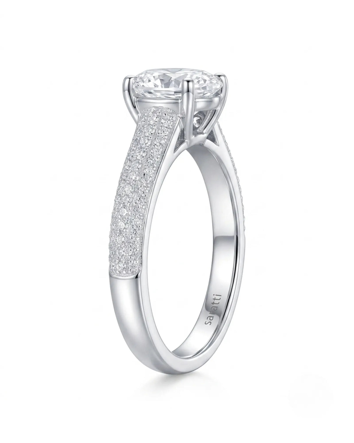 Ember • Moissanite Halo Engagement Ring