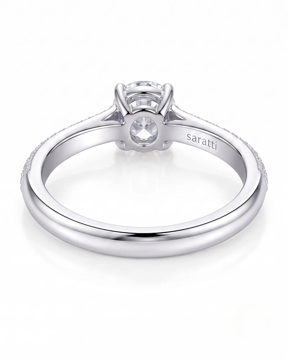 Ember • Moissanite Halo Engagement Ring