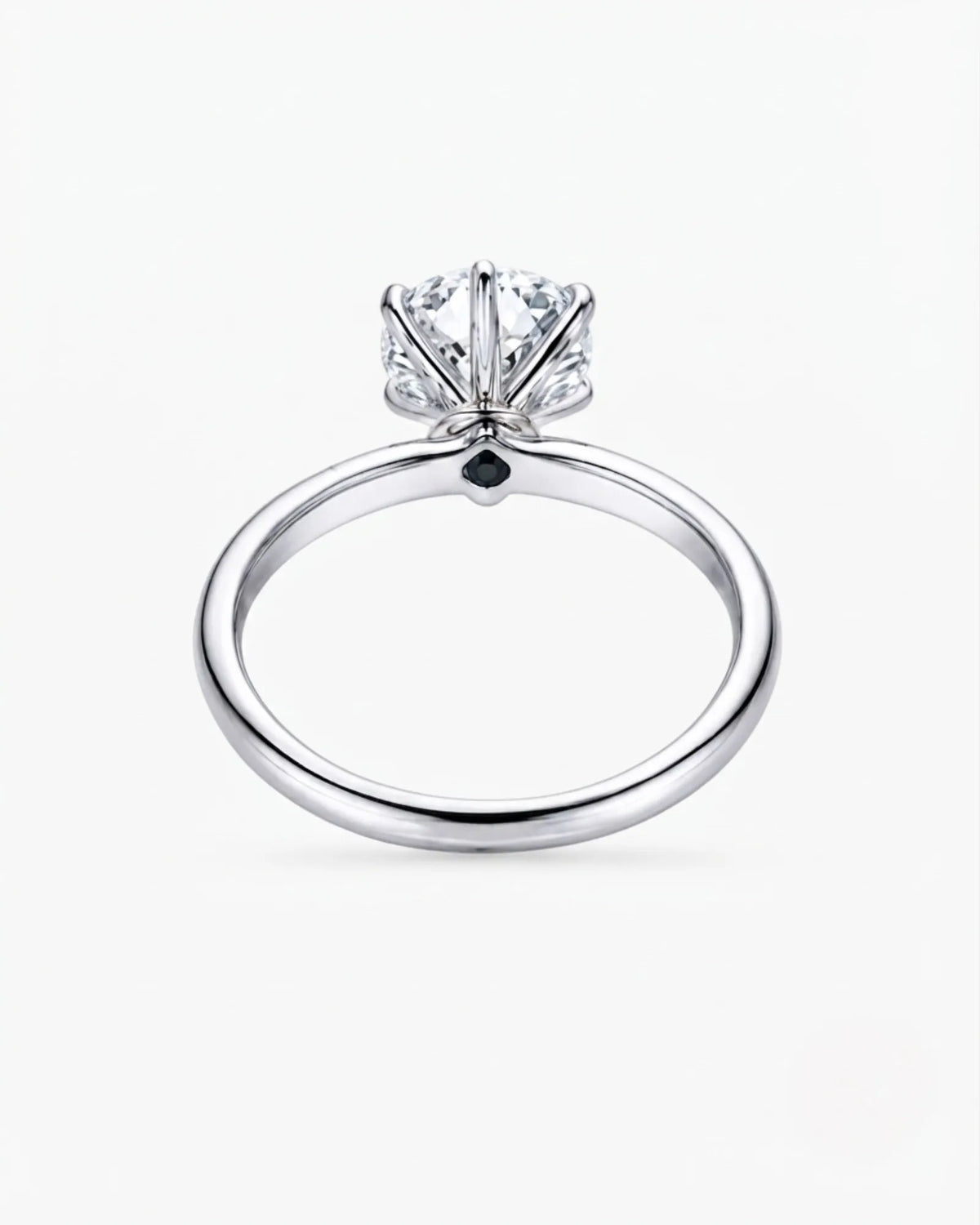 Beila – Starry Symphony Natural Round Diamond Six-Prong Solitaire Ring