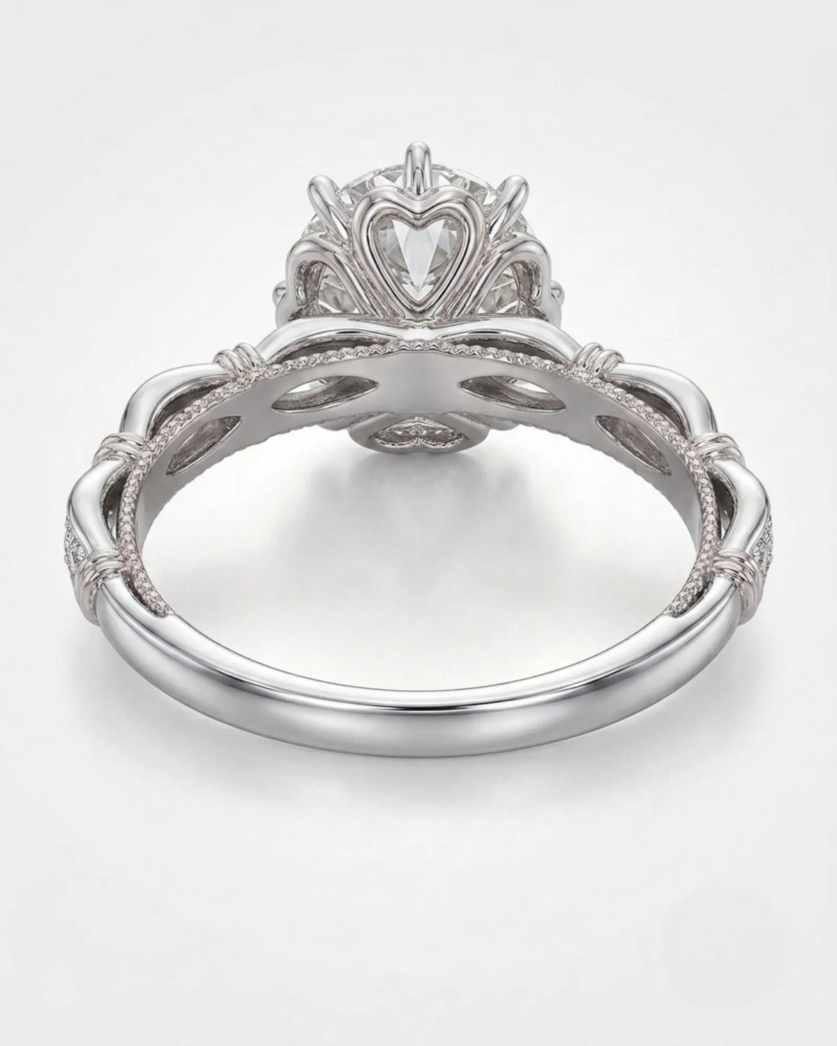Suki – Timeless Spark Natural Round Diamond Vintage Halo Ring