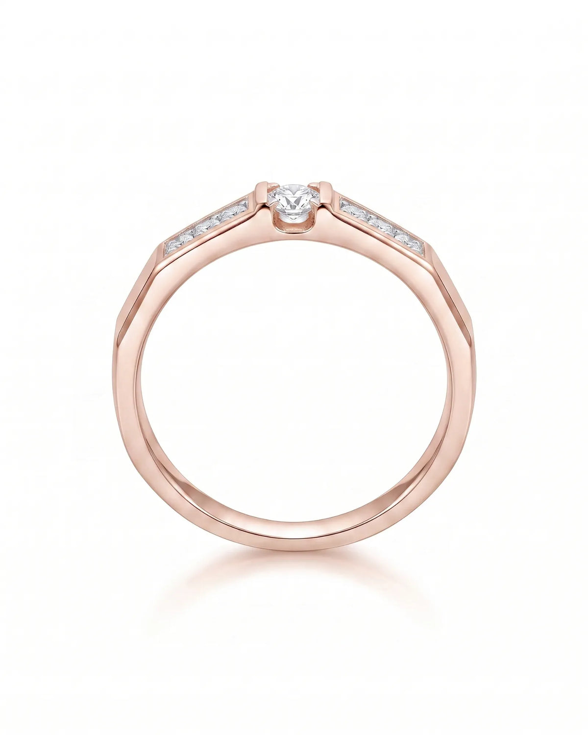 Gilded Glamour Wedding Ring Set | His & Hers