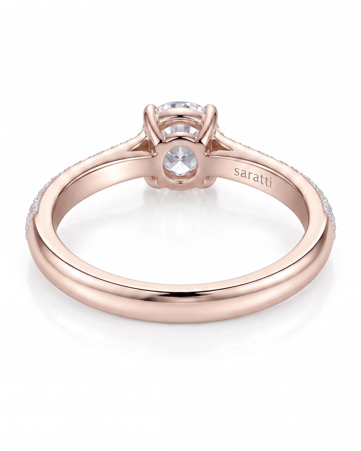 Ember • Moissanite Halo Engagement Ring