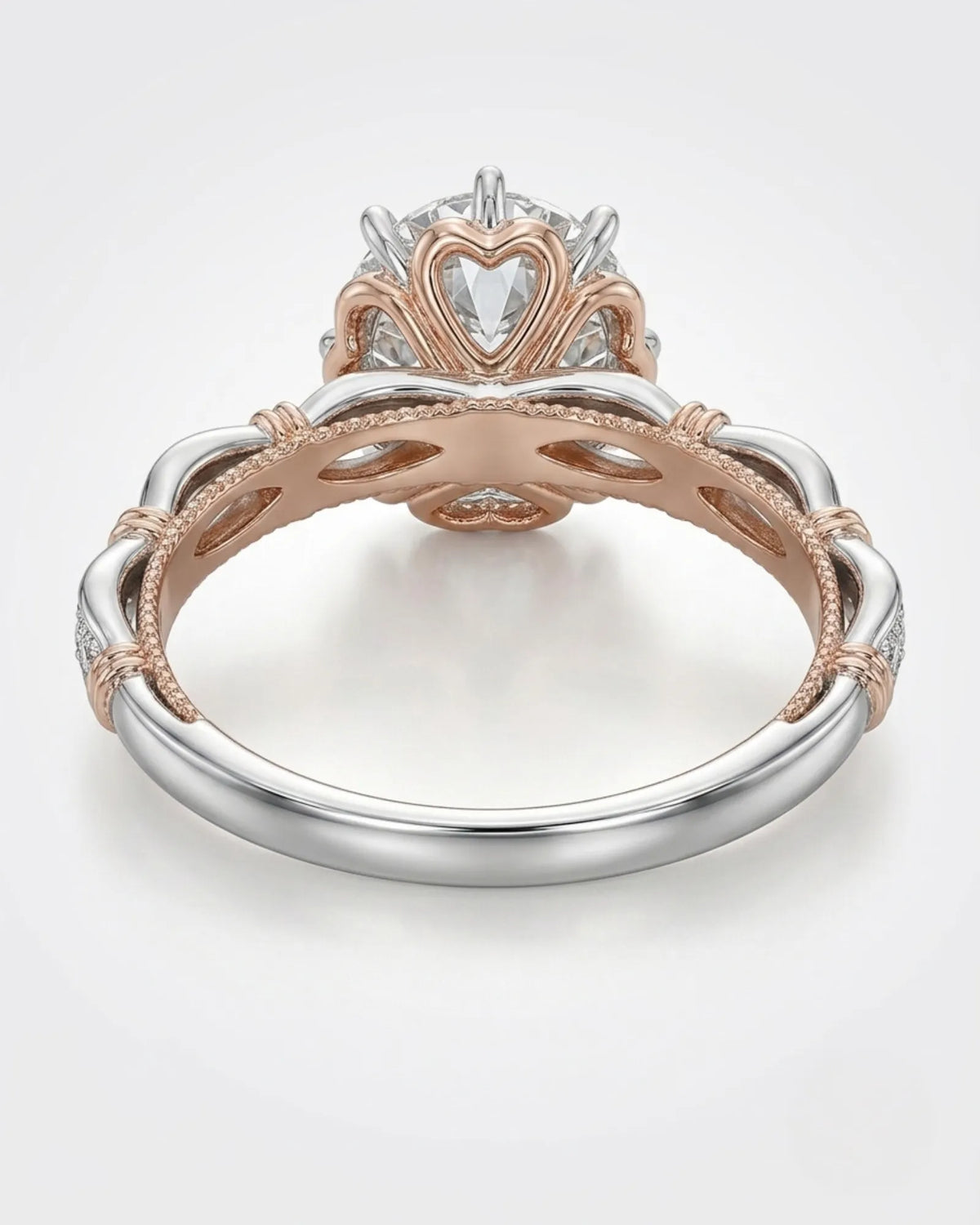 Suki – Timeless Spark Natural Round Diamond Vintage Halo Ring