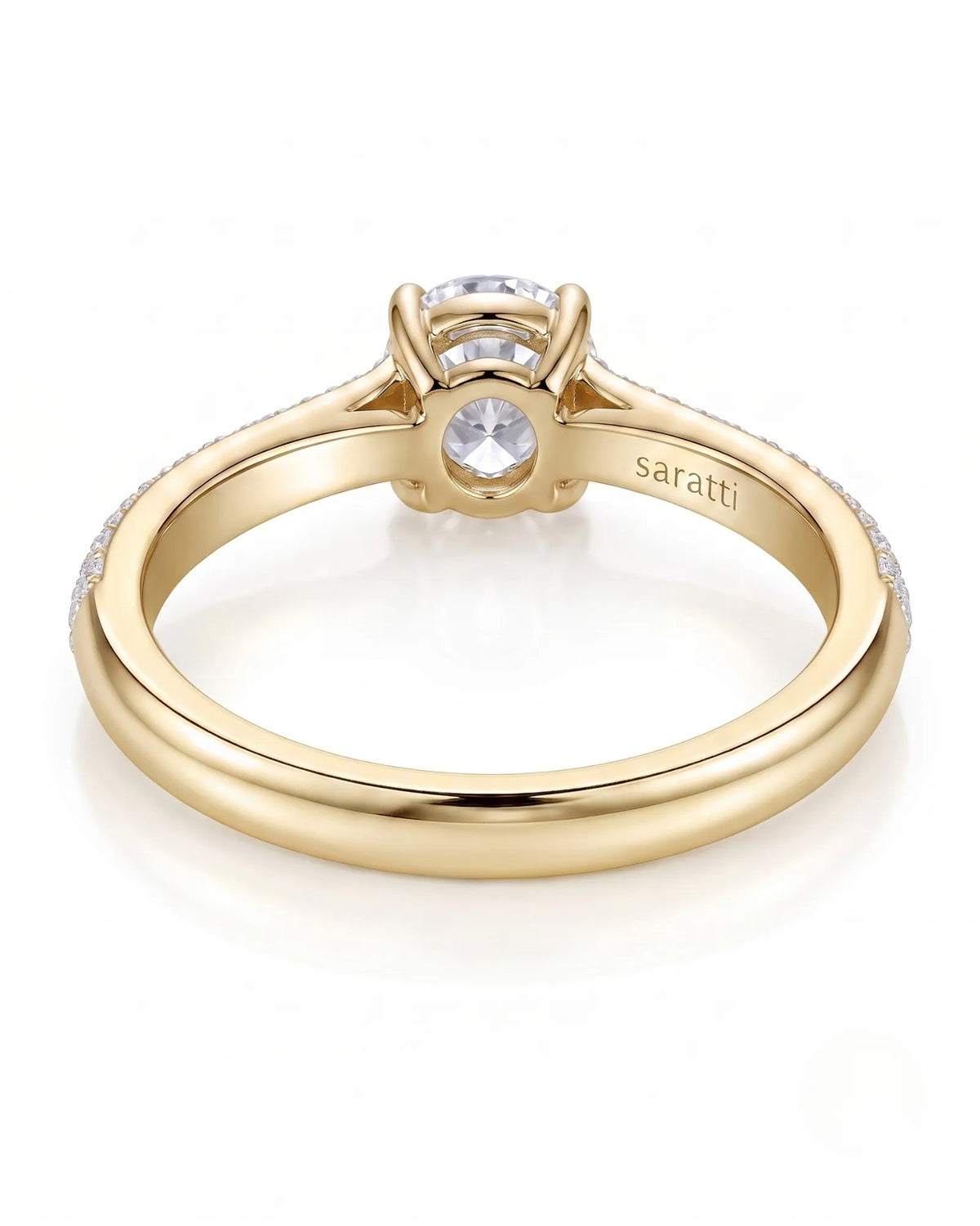 Ember • Moissanite Halo Engagement Ring