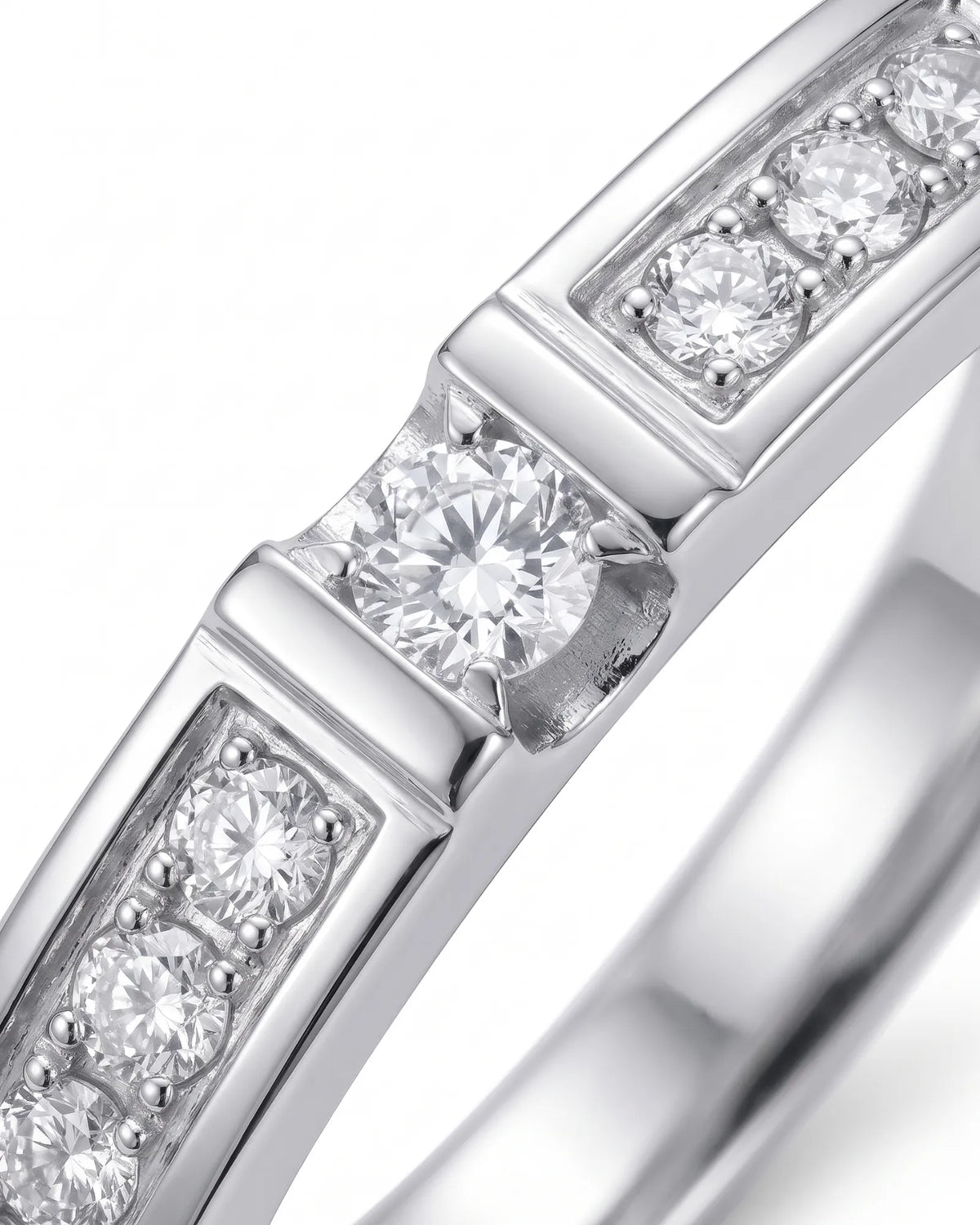 Gilded Glamour Wedding Ring Set | His & Hers