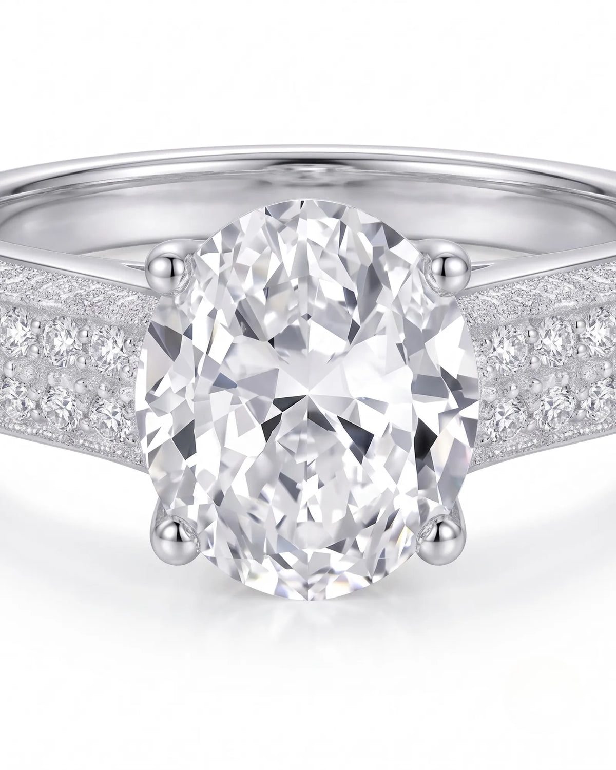 Ember • Moissanite Halo Engagement Ring