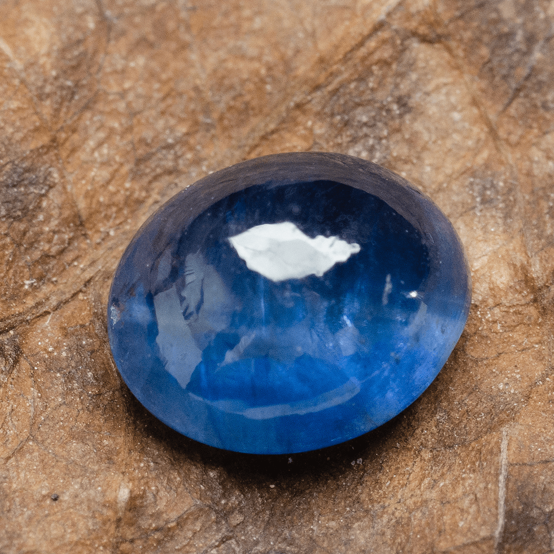 1.01 Carat Natural Blue Sapphire Oval Cabochon | SARATTI