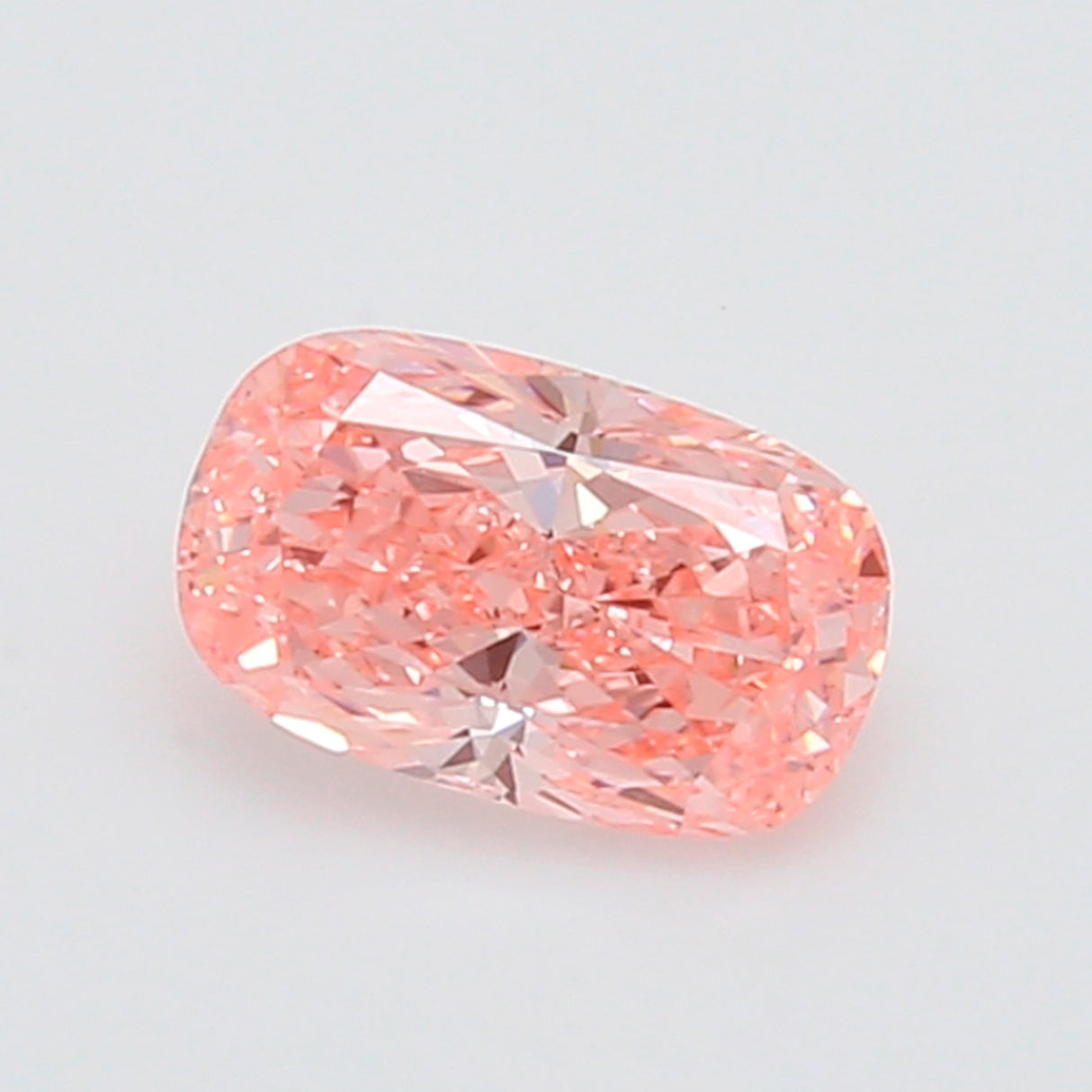1.01cts Pink Cushion Cut Natural Diamond | Treated | Saratti