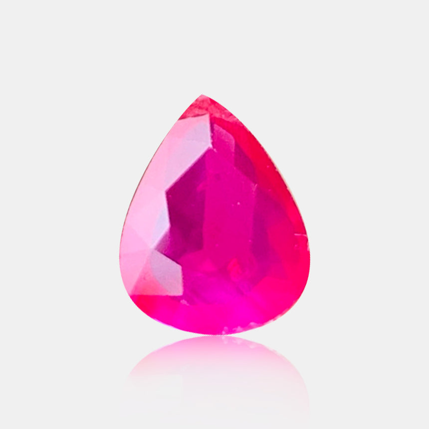 1.02 carat Unheated Natural ruby pear loose gemstone | SARATTI