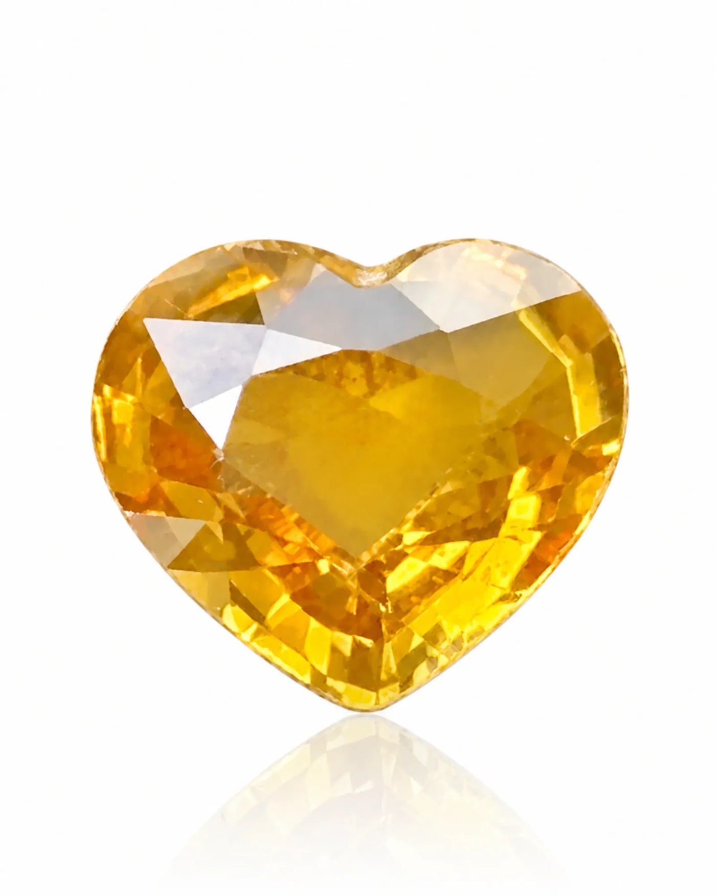 1.02 carats Natural Yellow Sapphire | Heart Cut