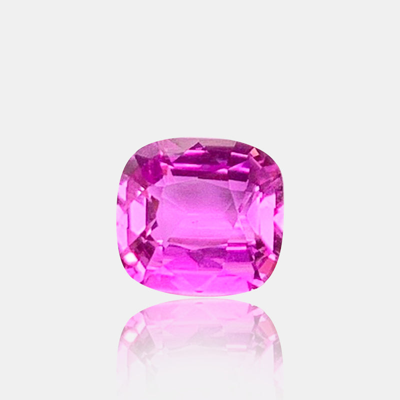 1.08ct Unheated Natural Lavender Sapphire Cushion Cut | SARATTI