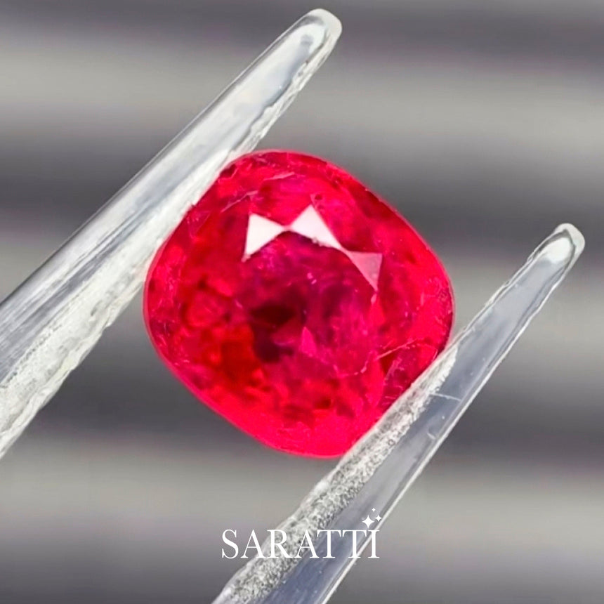 1.12 carat Natural Burmese Jedi spinel cushion cut loose gemstone | SARATTI