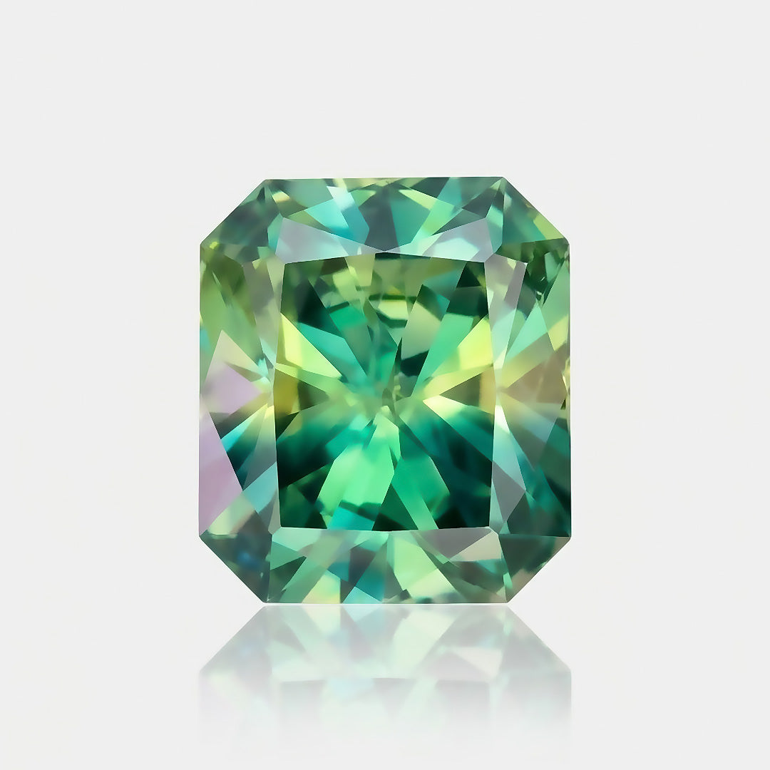 1.20 carats Unheated Natural Teal Blue Sapphire | Radiant – 6.3 × 5.1 × 3.8mm
