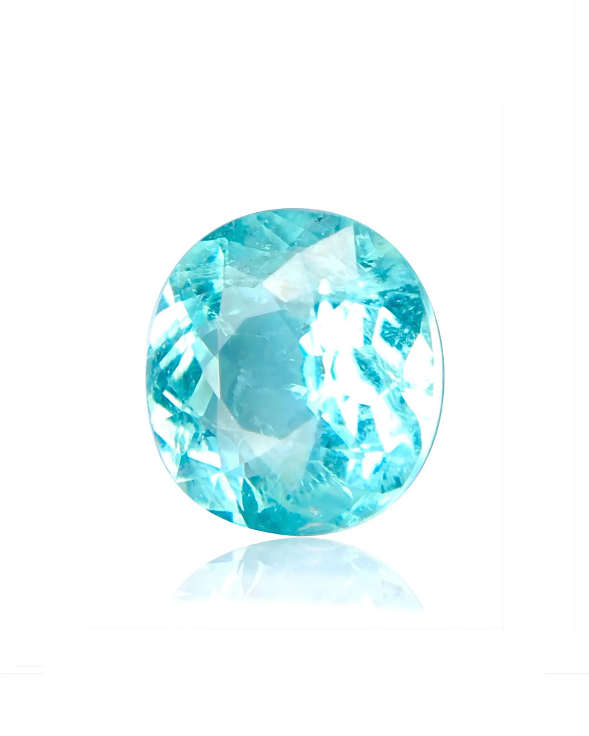 1.22ct natural Paraiba tourmaline oval cut neon blue | SARATTI