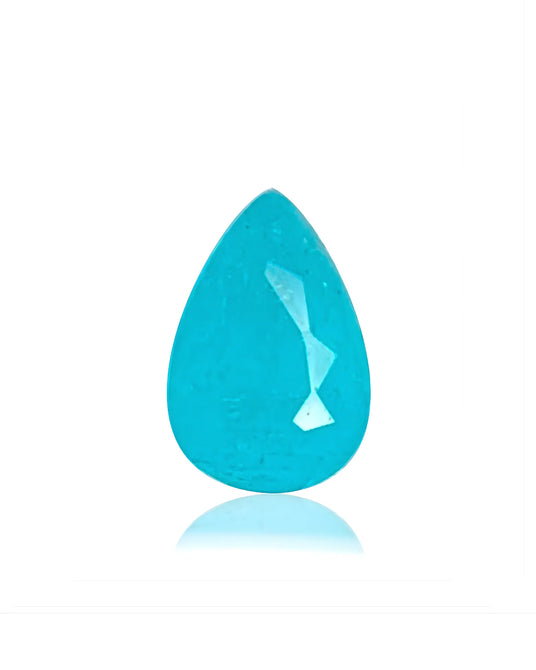 1.26ct Brazil natural Paraiba tourmaline pear cut neon blue | SARATTI