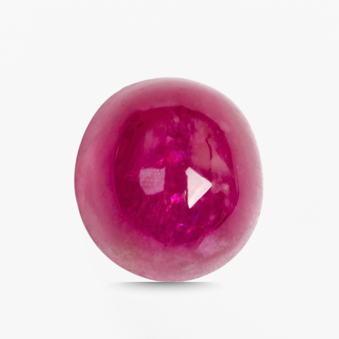 1.49ct oval cabochon Burmese ruby gemstone loose stone | SARATTI