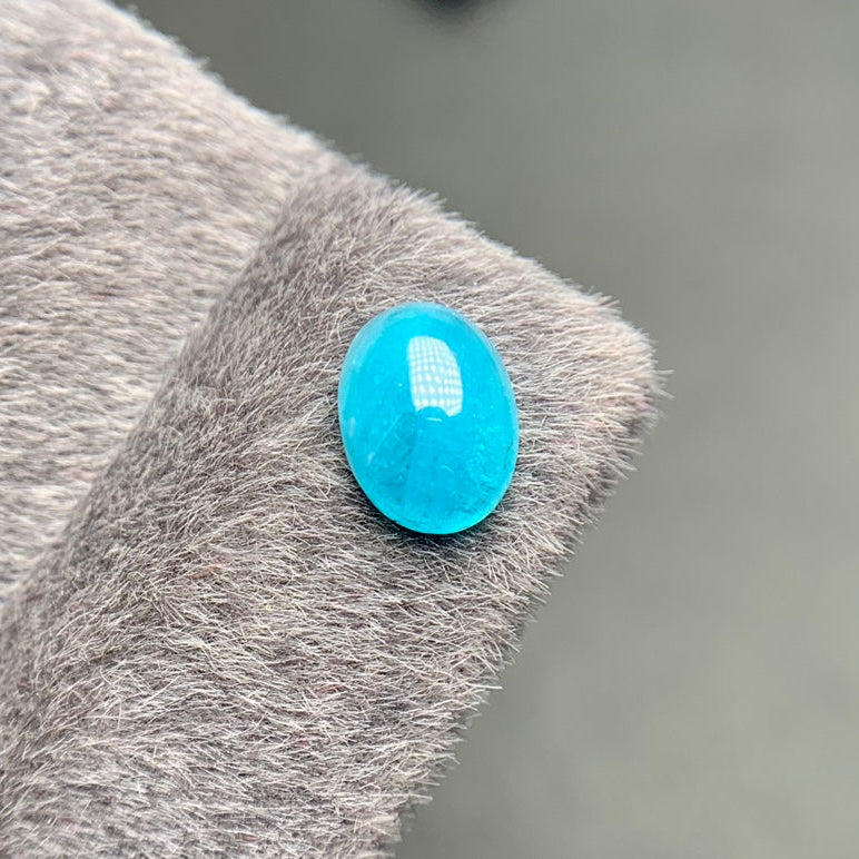 1.76ct Natural Cabochon Paraiba Tourmaline | GUILD Certified