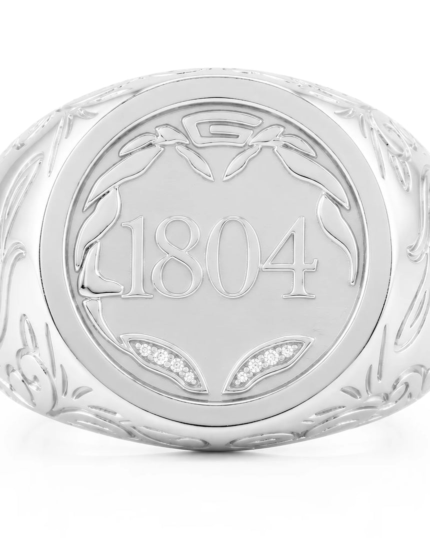 Heritage Crest Signet Ring | 1804 - ZOE