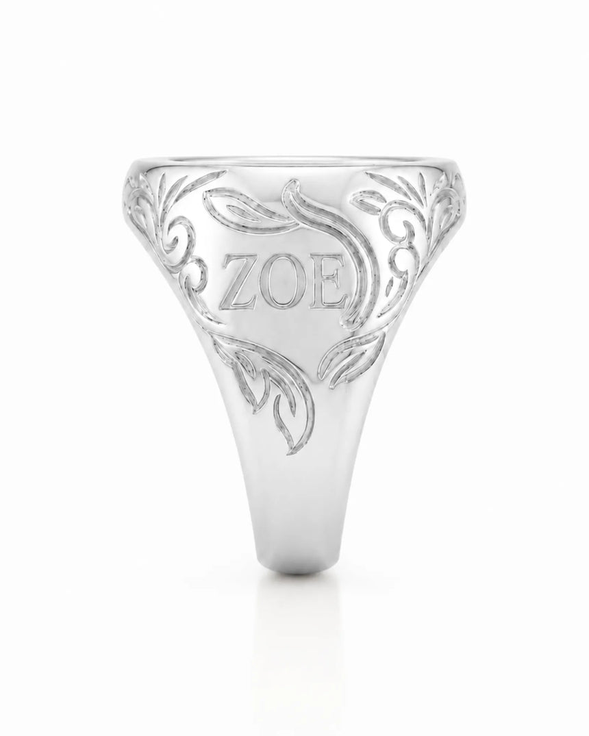 Heritage Crest Signet Ring | 1804 - ZOE