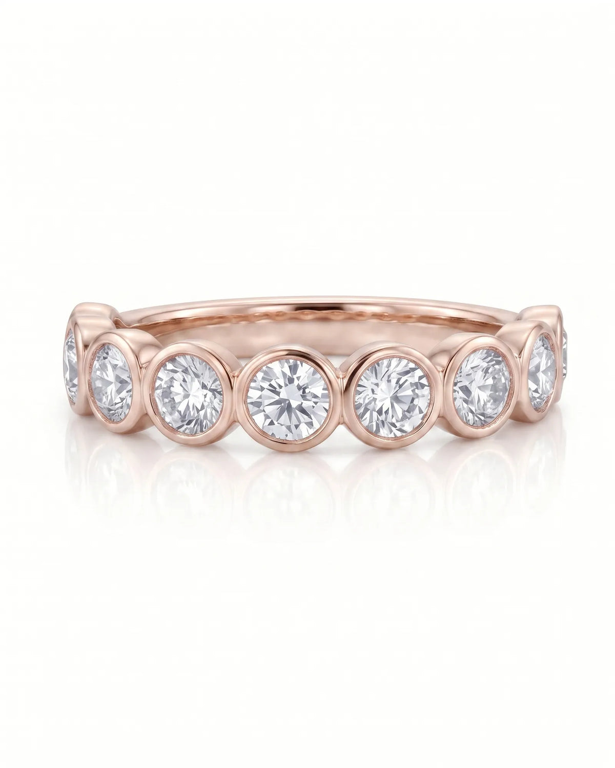 Diamond Wedding Band in White Gold