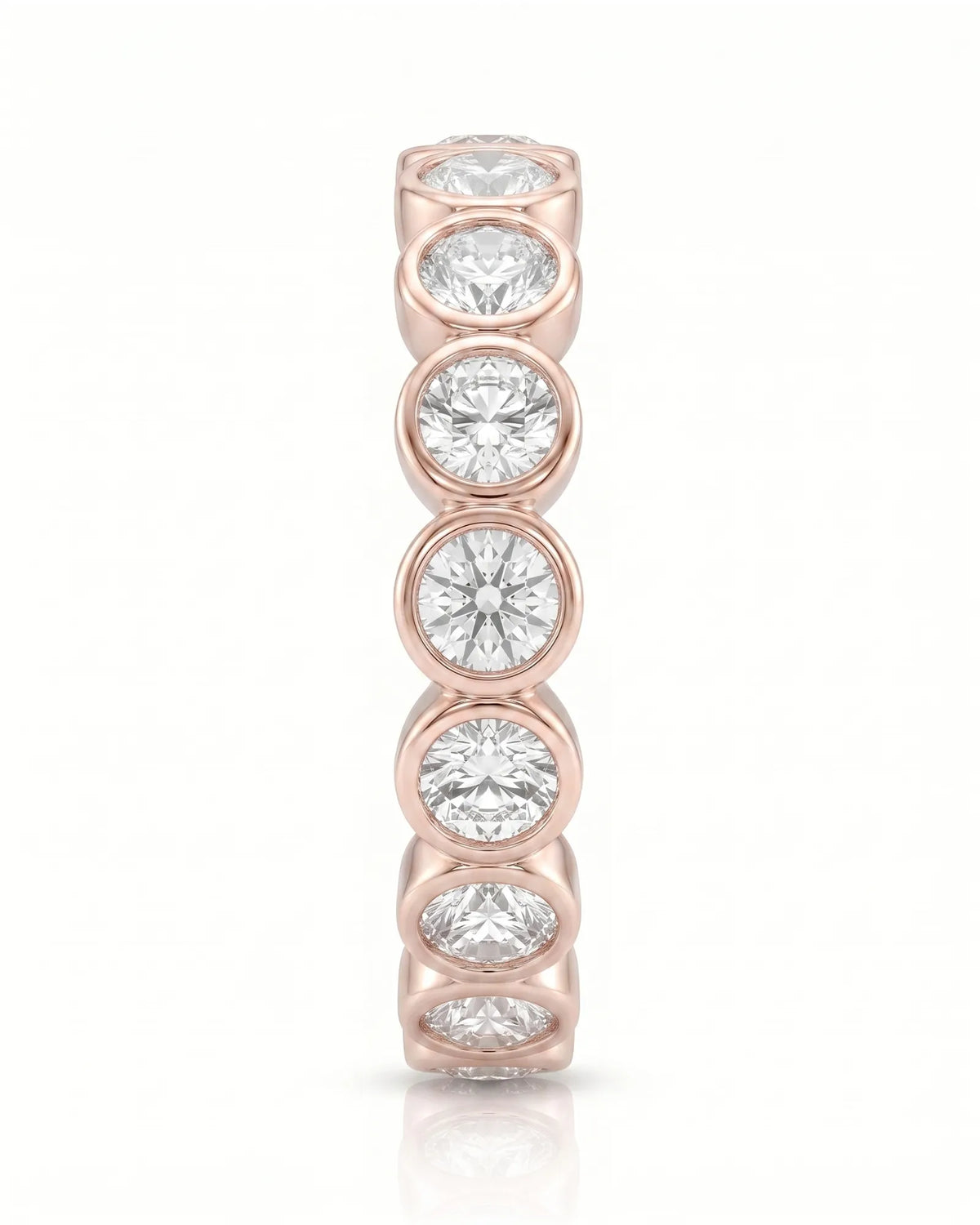 Diamond Wedding Band in White Gold