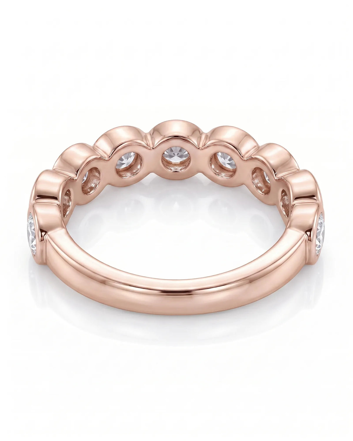 Diamond Wedding Band in White Gold