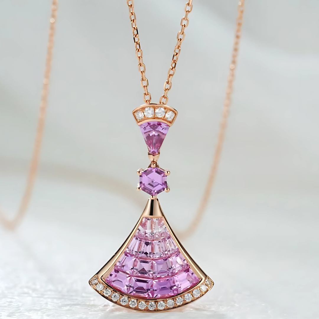 Grand Metamorphia Pink Sapphire Necklace