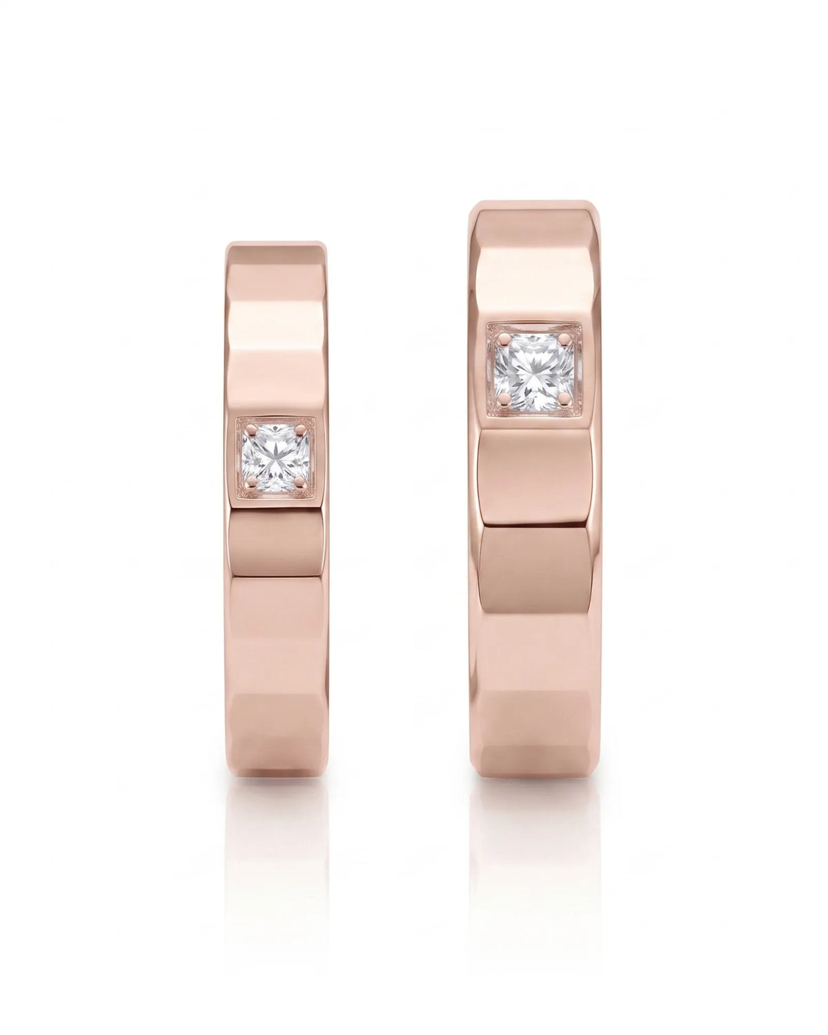 Aura Diamond Wedding Set | His & Hers