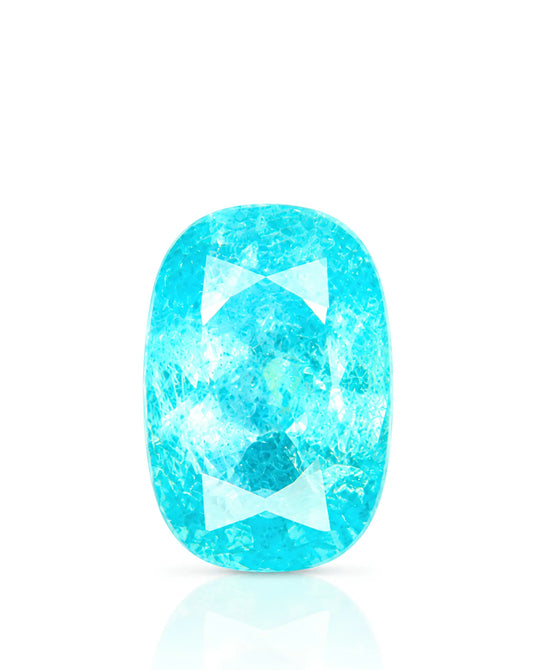 3.33 carats Natural Neon Blue Paraiba Tourmaline | Oval Cut