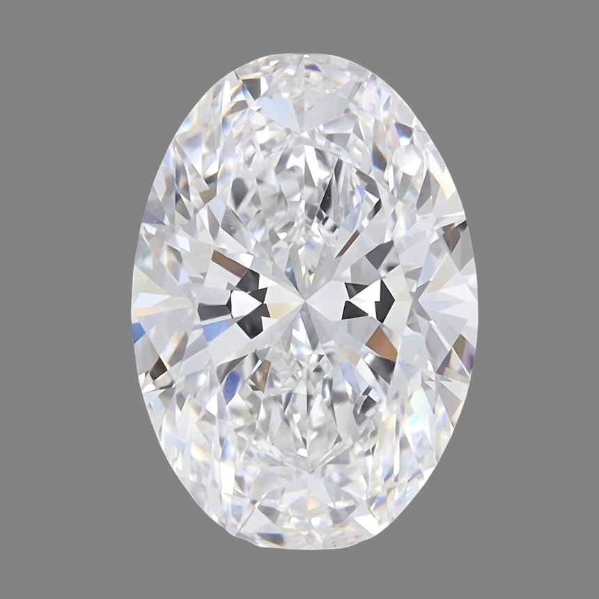 2 carat D color Oval Lab Diamond Gemstone | Saratti