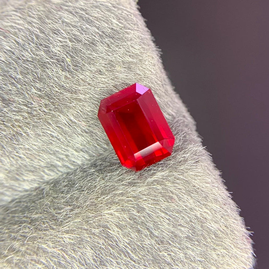 2.02-carat Octagonal Cut Natural Ruby Gem | Saratti