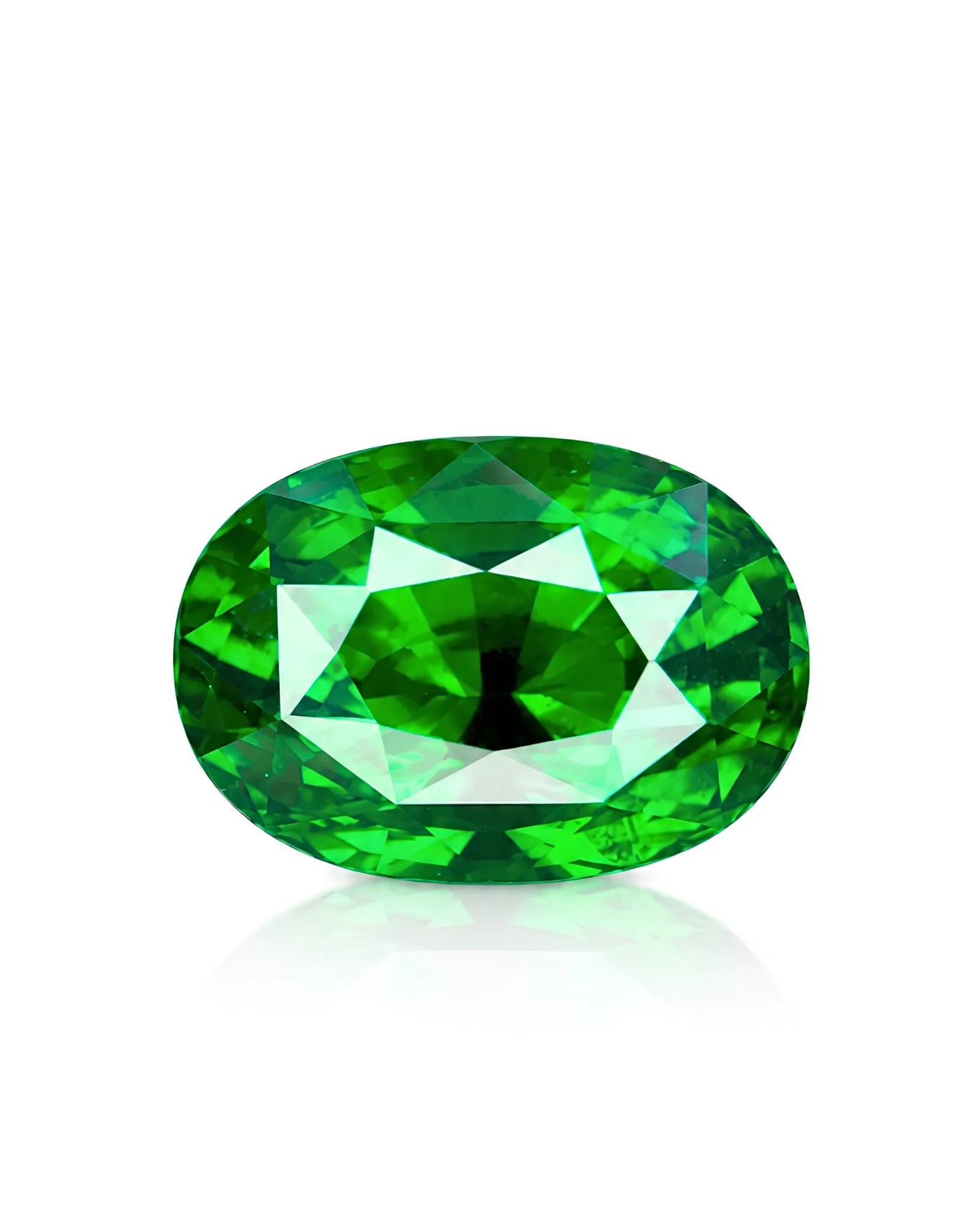 2.06 carats Natural Kijani Green Tsavorite Garnet | Oval