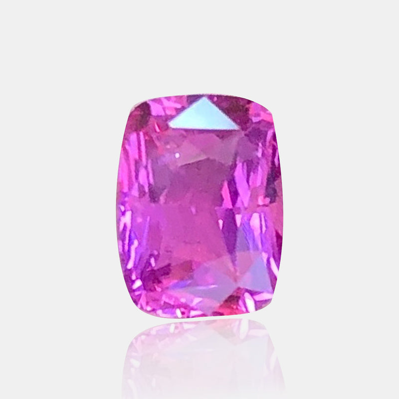 β’ 2.07ct Natural Lavender Sapphire Cushion Cut | SARATTI