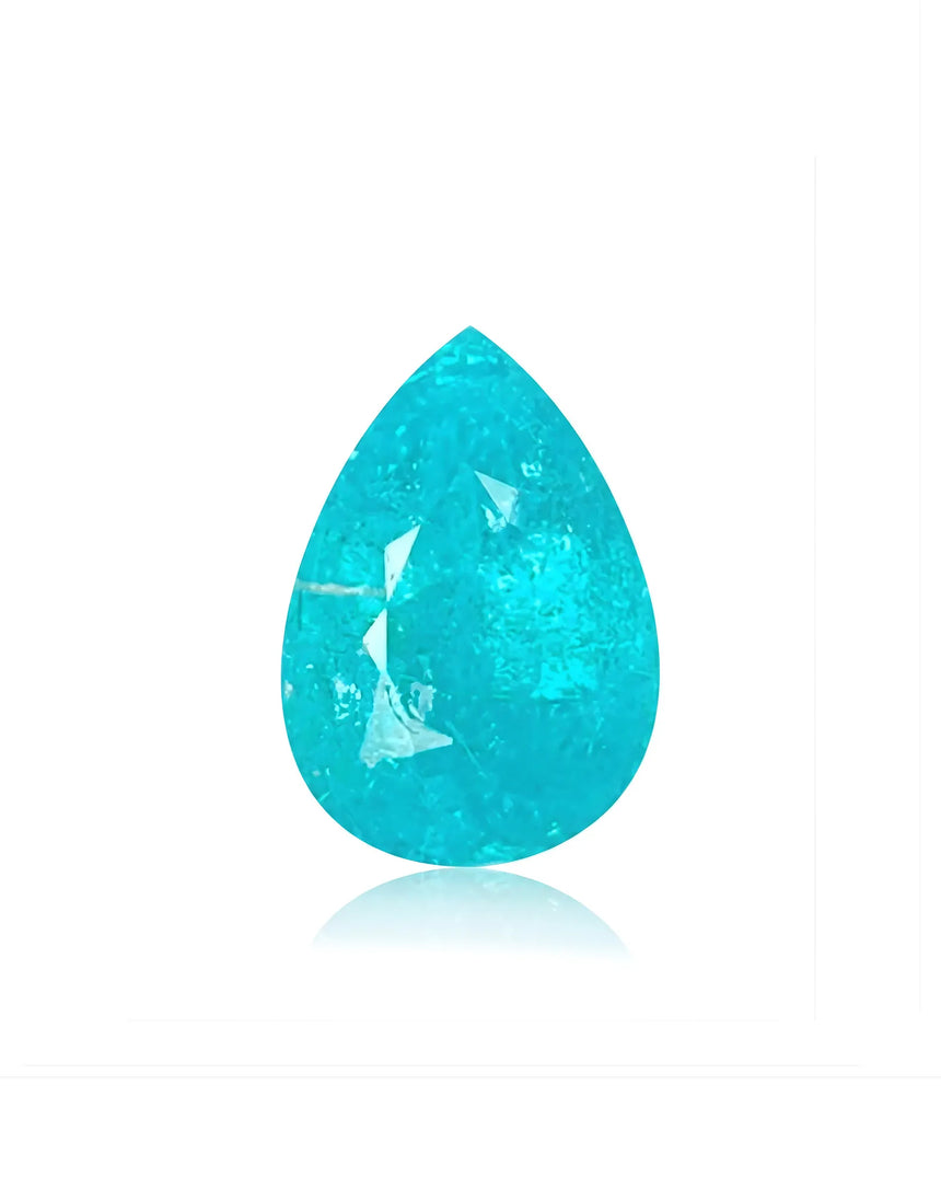 2.41ct Mozambique natural Paraiba tourmaline pear cut | SARATTI