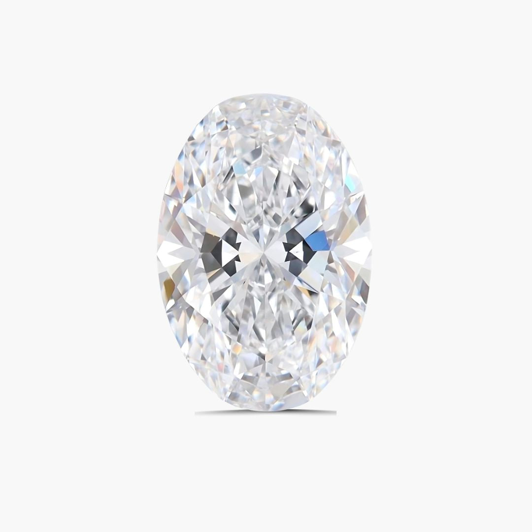 2.46 carats Oval E VS1 Color Lab Diamond | IGI Certified