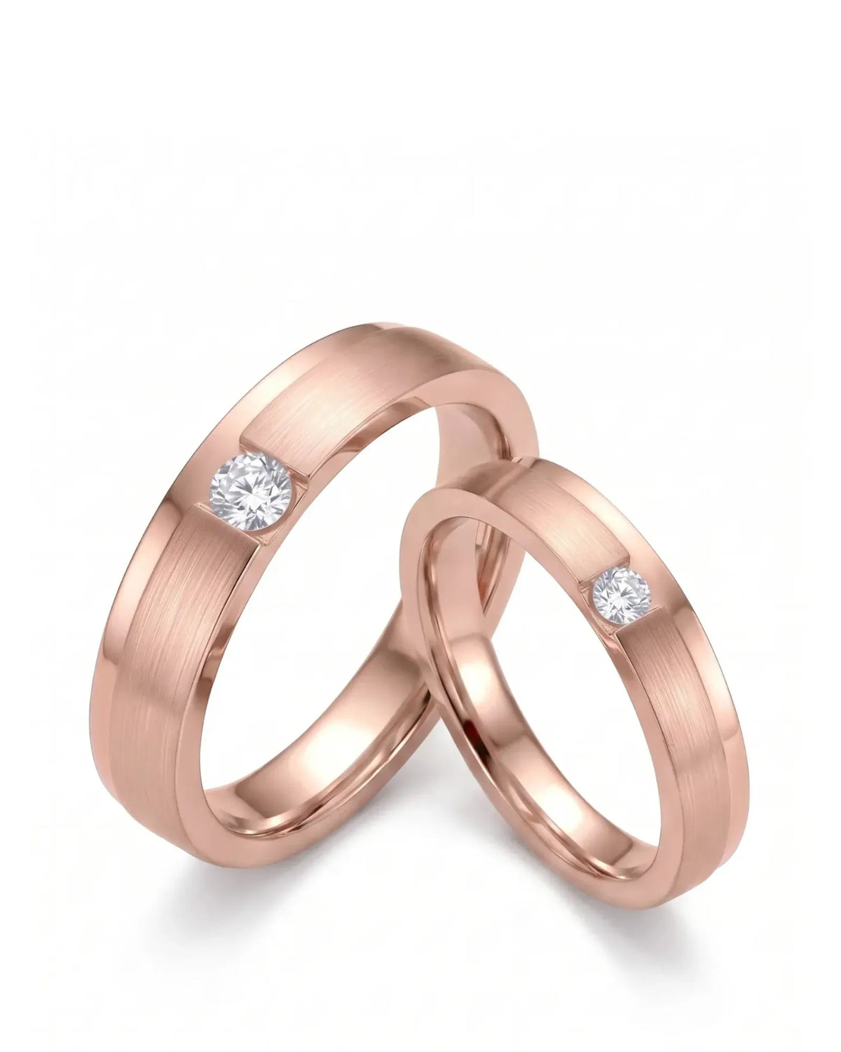 Destiny Match Wedding Band in Two Tone | His & Hers