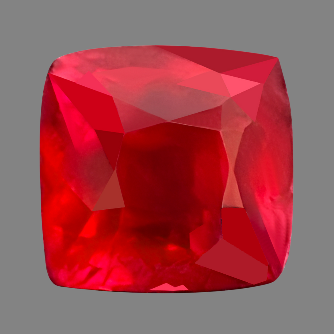 Untreated Natural and Genuine Ruby Gemstone in Pigeon Blood Red Color | Saratti Jewelry