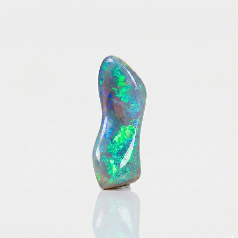4.00 carat Natural Australian black opal freeform loose gemstone | SARATTI