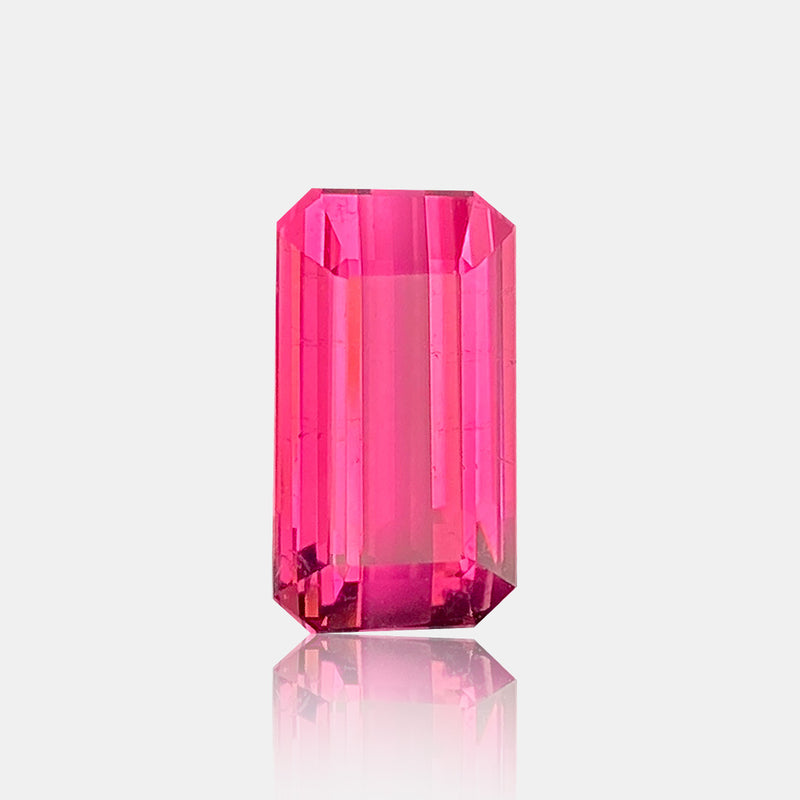 4.94ct Natural Rubellite Tourmaline Emerald Cut | SARATTI