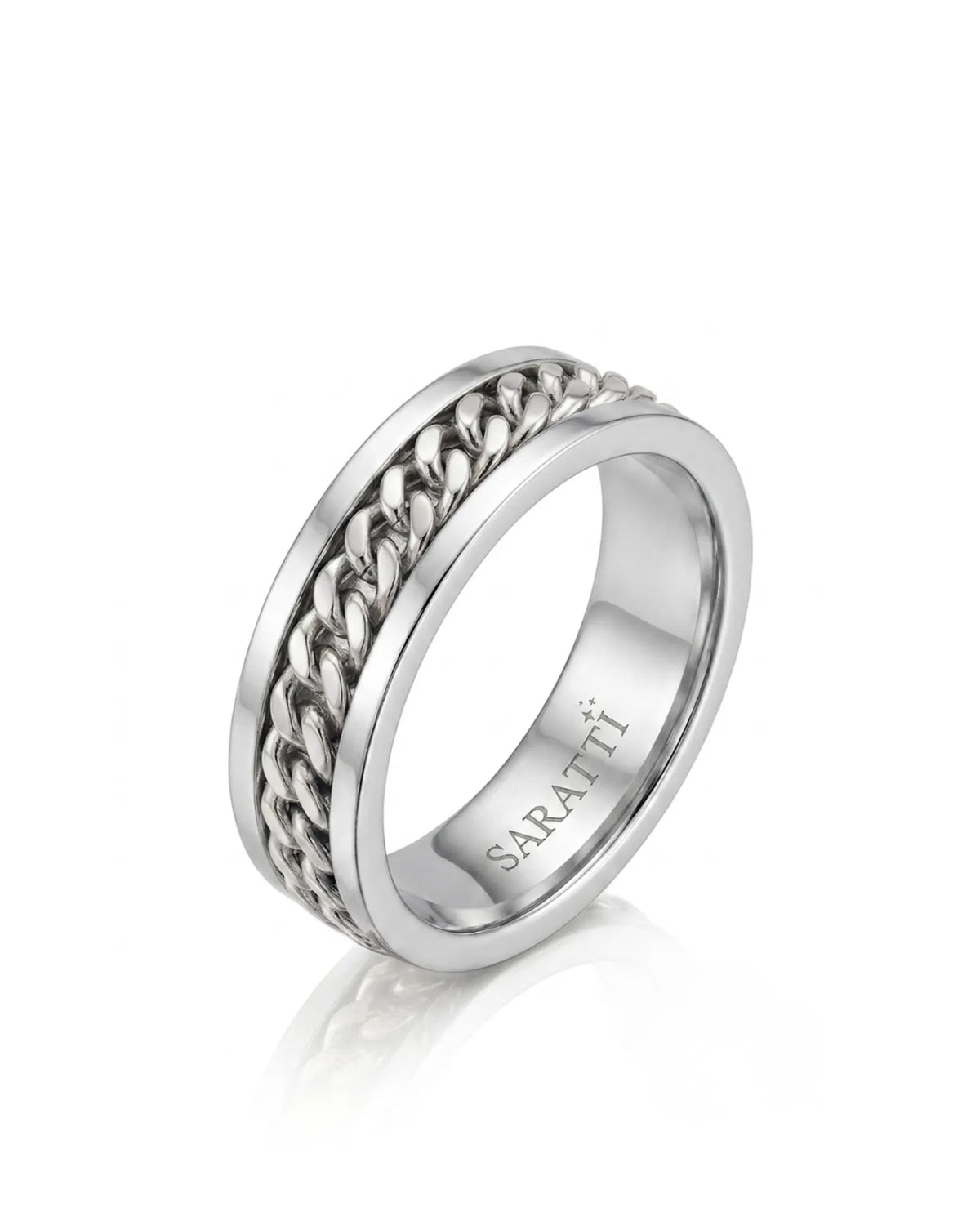 Apex Chain Wedding Band