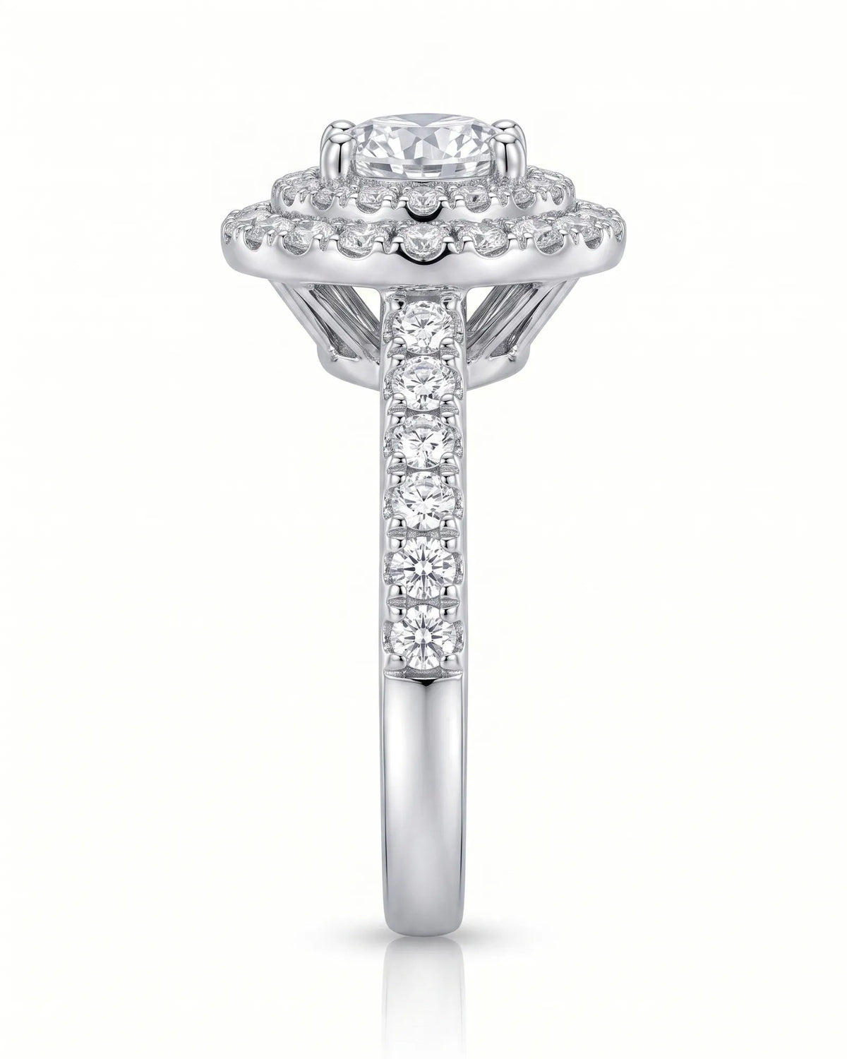 Keira – Gleaming Promise Natural Round Diamond Double Halo Ring