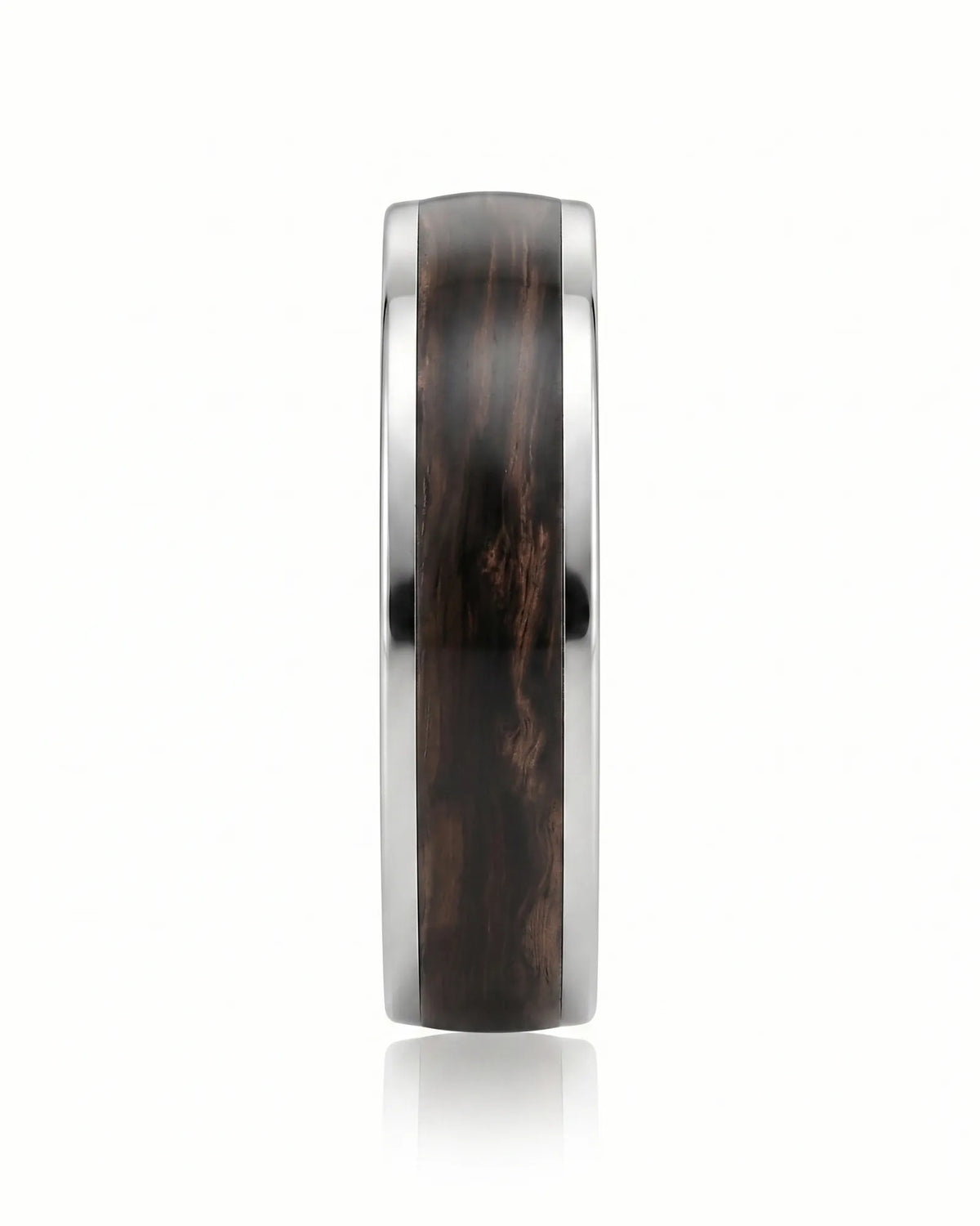 Enamel Ring with Wood Inspired Design