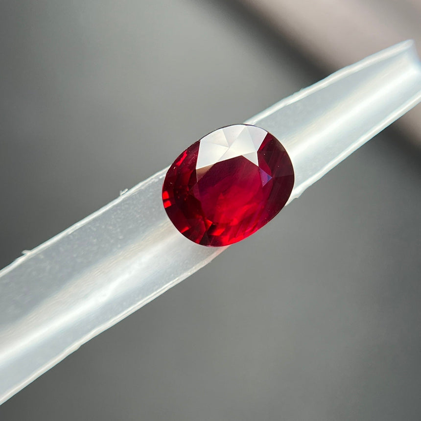 5.02-carat Oval Cut Natural Ruby | Unheated | GRS Certified